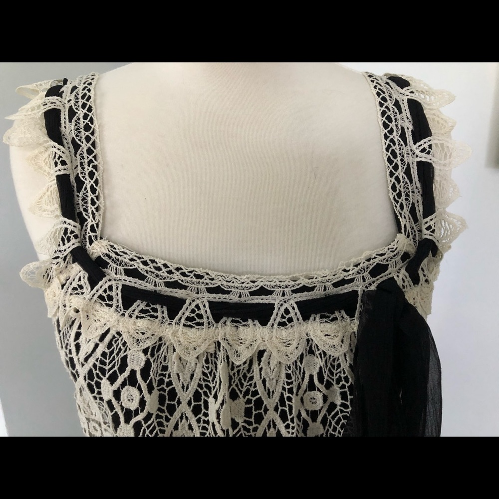 Karen Kane cotton & silk top, size Small - Picture 5 of 9